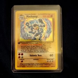 1999 AUTHENTIC MACHAMP 1ST EDITION